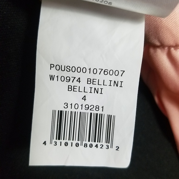 Davids bridal Bellini special occasion criss cross back halter dress size 4 - Picture 13 of 14